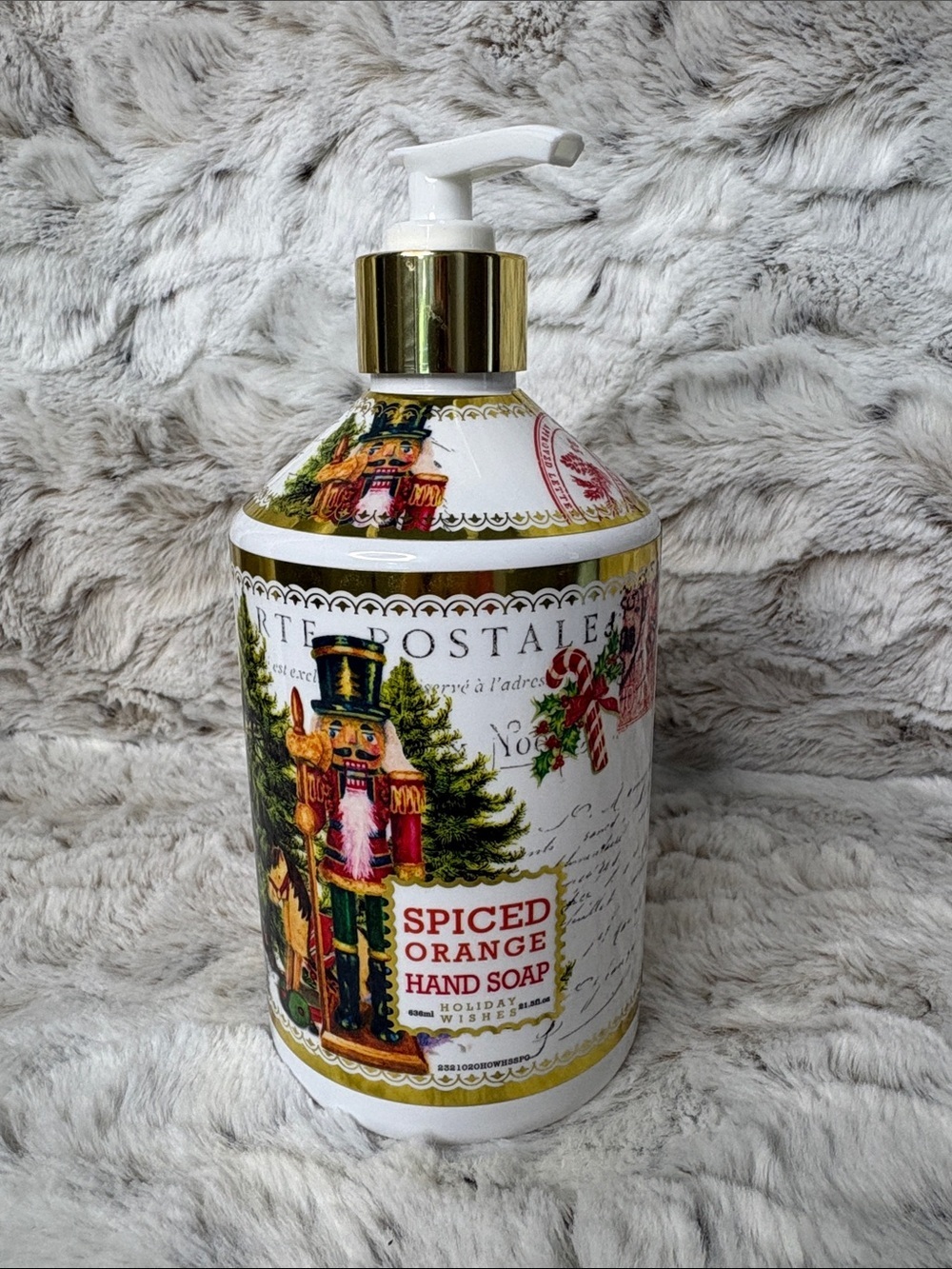 Spiced Orange Hand Soap - Holiday Nutcracker Scented Liquid Soap. 21.5 OZ